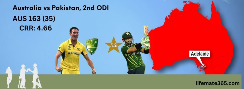 Australia vs Pakistan, 2nd ODI At Adelaide Oval